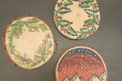 HAND-PAINTED-COASTERS