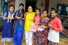 Quilling with school Children - 2O-JULY 2020